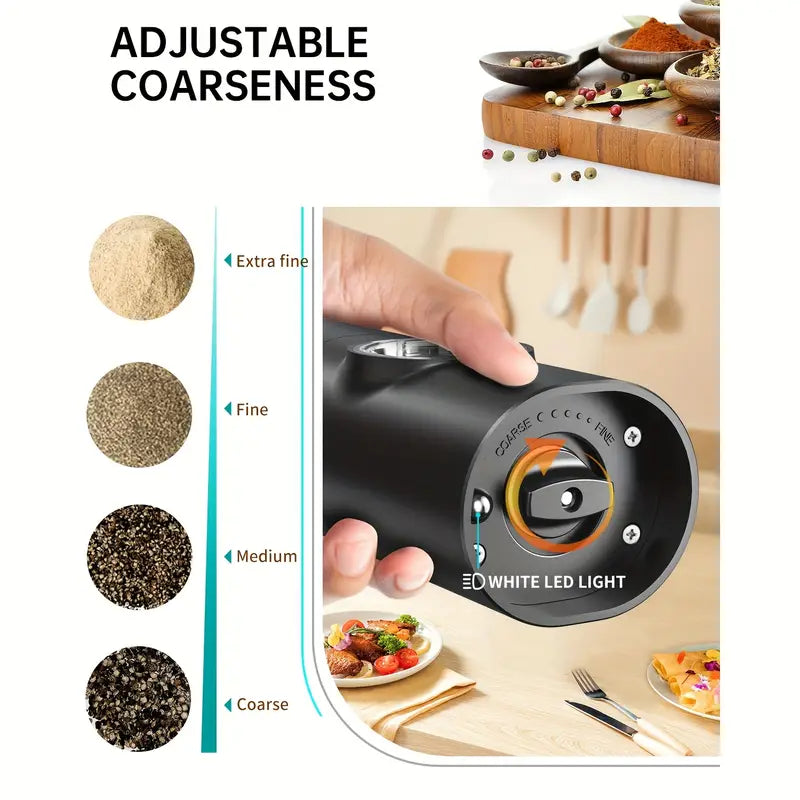 🧂 LumaHaus™ Electric Salt & Pepper Grinder
