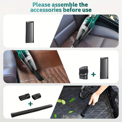 🚗 LumaHaus™ Compact Car Vacuum Cleaner