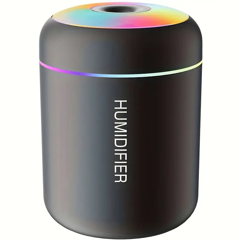 LumaHaus™ Mini USB Humidifier & Colorful Night Light Diffuser (180ml)