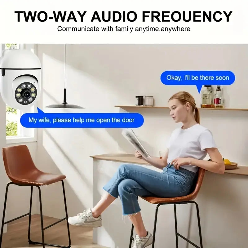 LumaHaus™ JOOAN Panoramic WiFi Security Camera (1080P HD)