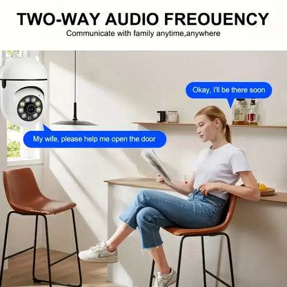 LumaHaus™ JOOAN Panoramic WiFi Security Camera (1080P HD)