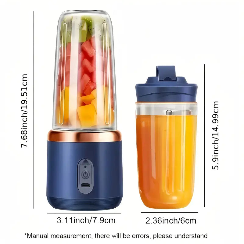 LumaHaus™ Portable USB Rechargeable Blender (1500mAh)