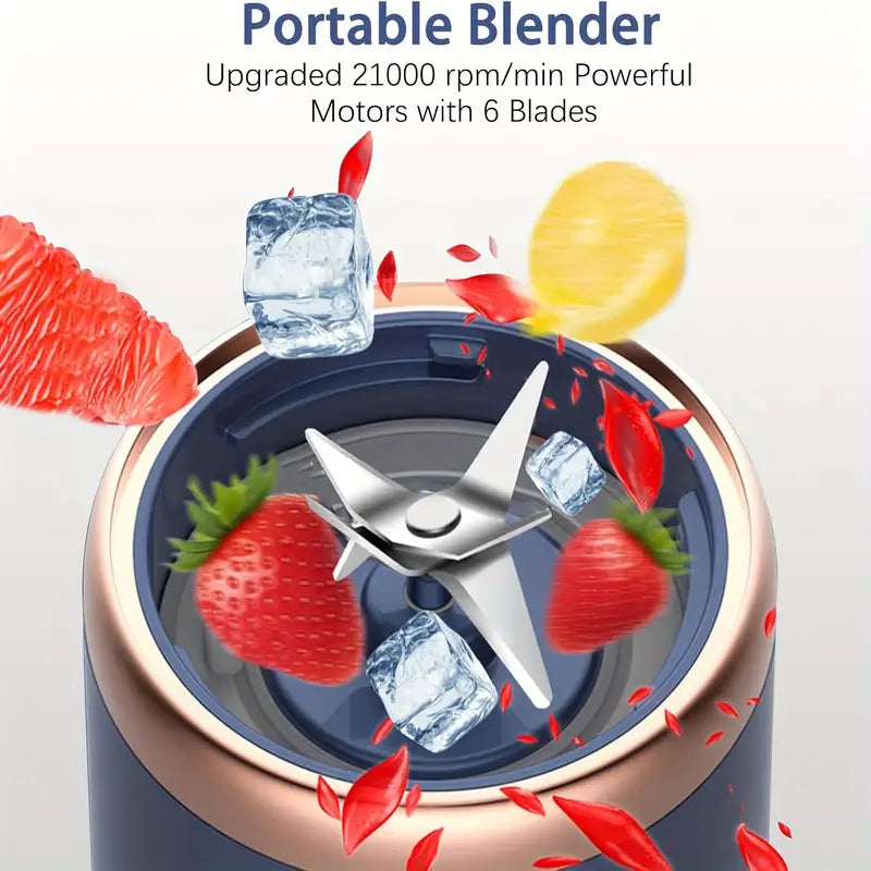 LumaHaus™ Portable USB Rechargeable Blender (1500mAh)