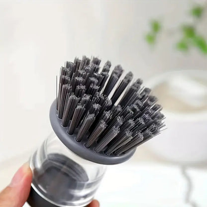 LumaHaus™ Durable Cleaning Brush with Built-In Soap Dispenser