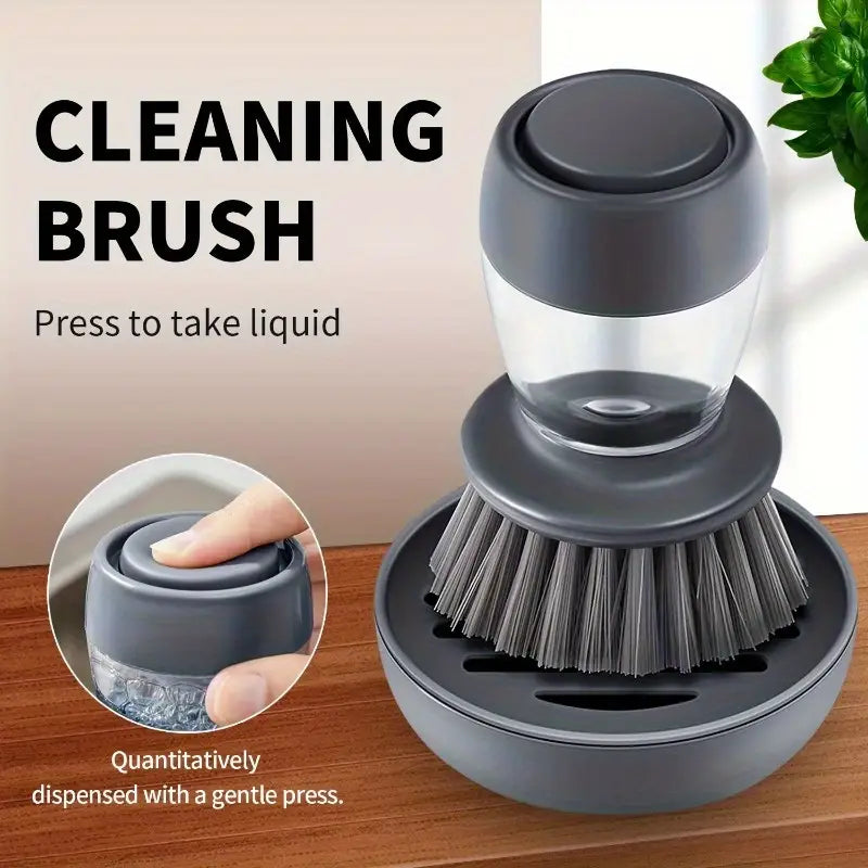LumaHaus™ Durable Cleaning Brush with Built-In Soap Dispenser
