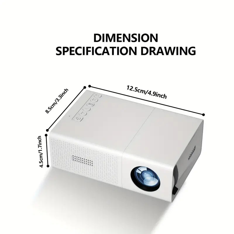 LumaHaus™ GTEQY Portable Mini Projector (Viral Home Theater Gadget 🎬🔥)