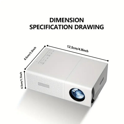 LumaHaus™ GTEQY Portable Mini Projector (Viral Home Theater Gadget 🎬🔥)