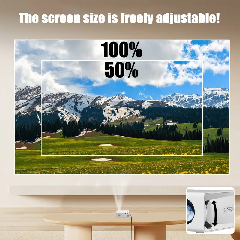 LumaHaus™ GTEQY Portable Mini Projector (Viral Home Theater Gadget 🎬🔥)