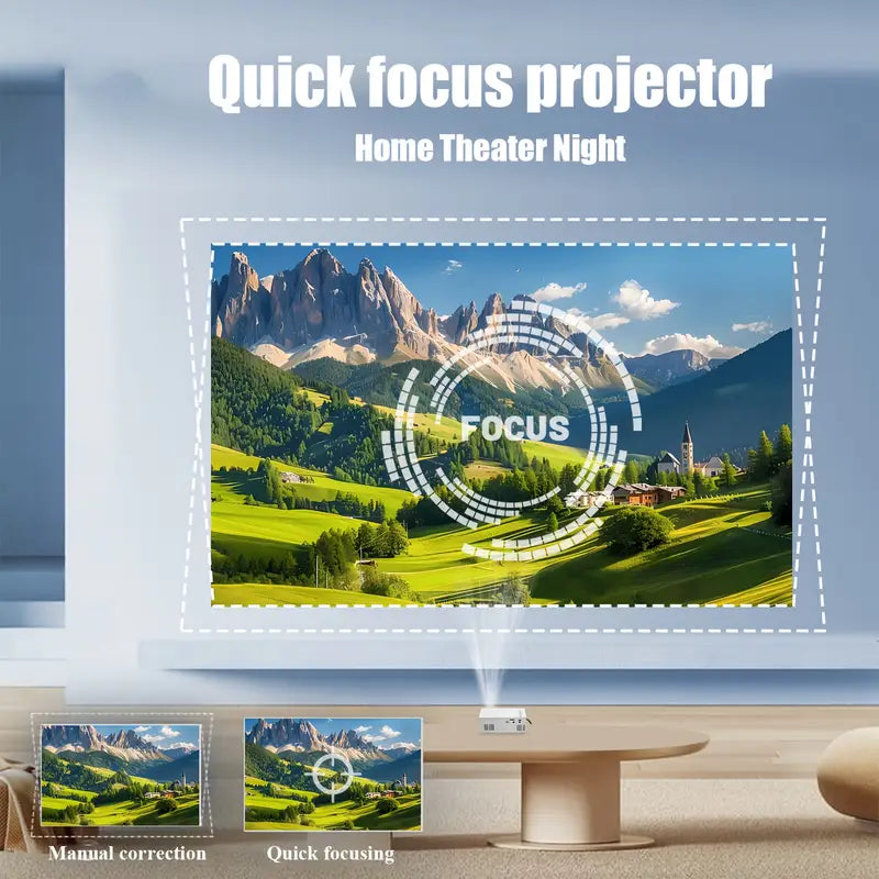 LumaHaus™ GTEQY Portable Mini Projector (Viral Home Theater Gadget 🎬🔥)