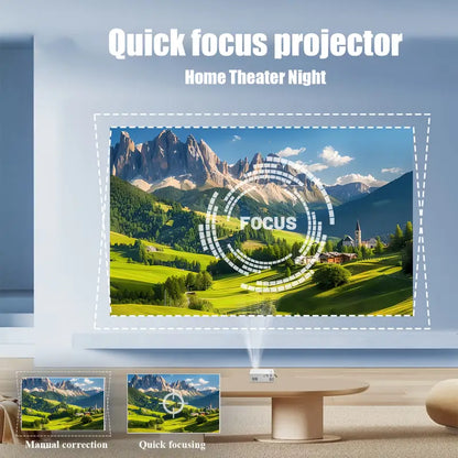 LumaHaus™ GTEQY Portable Mini Projector (Viral Home Theater Gadget 🎬🔥)