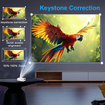 LumaHaus™ GTEQY Portable Mini Projector (Viral Home Theater Gadget 🎬🔥)