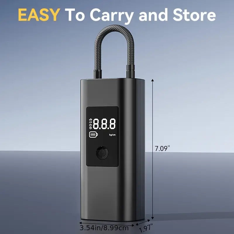 🔧 LumaHaus™ Portable Tire Inflator Air Compressor